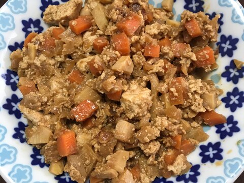 肉なし☆豆腐ジャージャー麺☆ 豆腐肉味噌